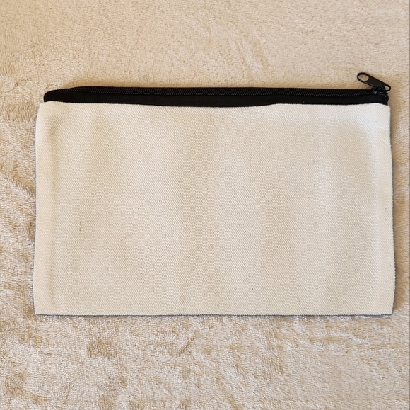 "Hold on Let Me Overthink This" Make Up Cosmetic Bag Zipper Pouch - Picture 2 of 5